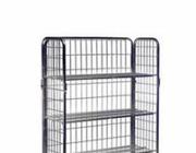 Wire containers for security with 2,  3,  4 sided wire containers